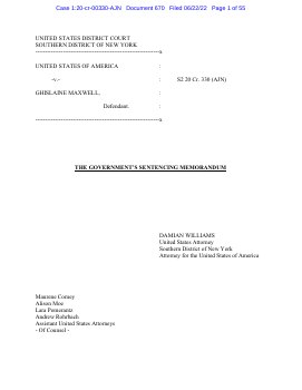 Ghislaine Maxwell sentencing – The Radio Patriot